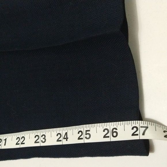 Talbot's Women's 2pc Navy Blue Pant Suit Matching Set Size 6/10 #W-739 - Picture 16 of 16